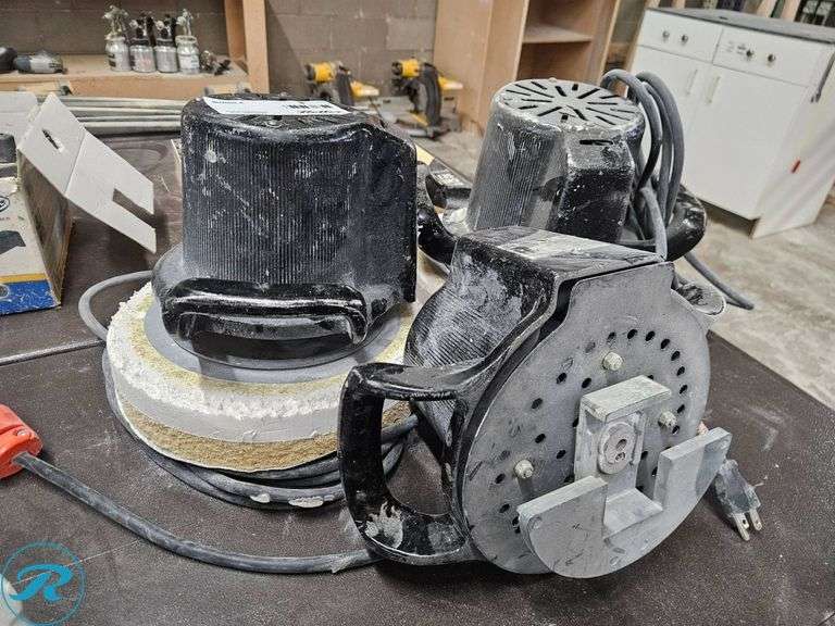 (3) GEM Industries BWH Electric Polishers 115/230V