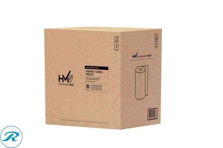 Highmark® ECO 2-Ply Paper Towels, 100% Recycled, 85 Sheets Per Roll, Case Of 30 Rolls- New/ Damaged Box; Sparkle® Professional Series by GP PRO 2-Ply Kitchen Paper Towels, 70 Sheets Per Roll, Pack Of 30 Rolls- New - Roller Auctions