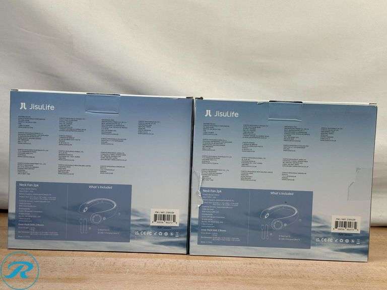 (2) JISULIFE Neck Fan, 2-pack - Like New - Roller Auctions