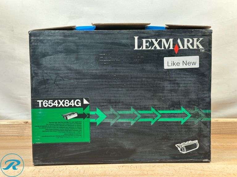 Lexmark™ T654X84G Remanufactured Black High Yield Return Program Toner Cartridge- Like New - Roller Auctions
