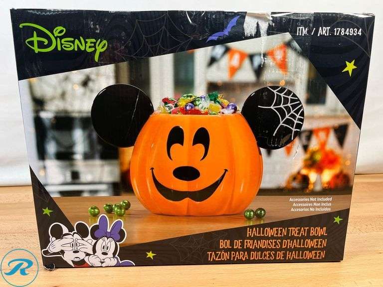 Disney Halloween Treat Bowl - New