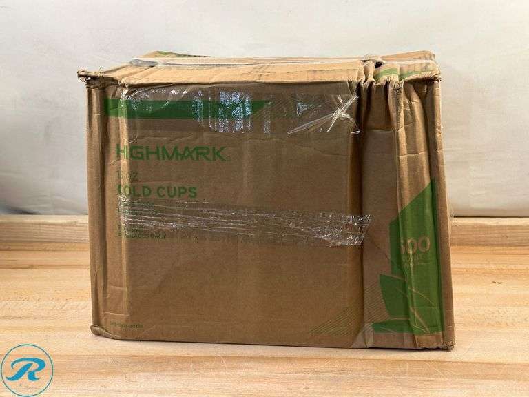 Highmark®: ECO Compostable Plastic Cups, 16 Oz, Clear, Pack Of 500- New/ Damaged Box - Roller Auctions