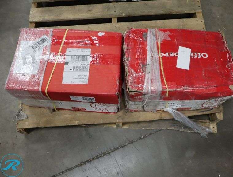 (2) Office Depot Copy Paper 5000pc Per Case, 8.5" x 11", 92 Brightness, 20 Pounds - New/Damaged Box/Few Damaged - Roller Auctions