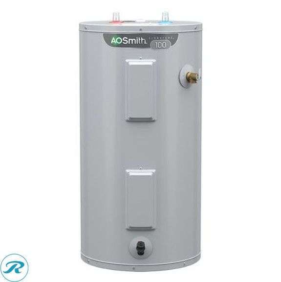 (1) New- A.O. Smith Signature 100 50-Gallons Short 6-year Warranty 4500-Watt Double Element Electric Water Heater (has some minor dents and scratches see photos) - Roller Auctions