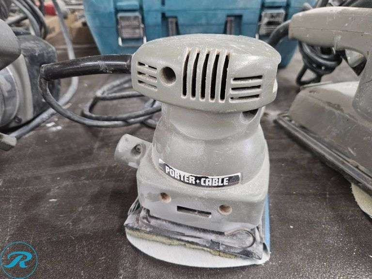 (3) Porter-Cable Sanders: 340, 505, and 363, 120V - Roller Auctions
