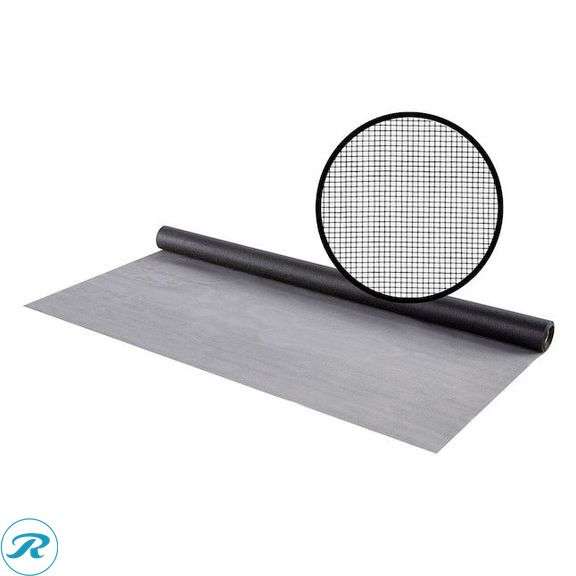 (8) New- M-D 4-ft x 7-ft Charcoal Fiberglass Screen mesh - Roller Auctions