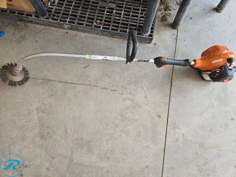 Echo GT-225 Gas-Powered String Trimmer with Brush Attachment - Roller ...