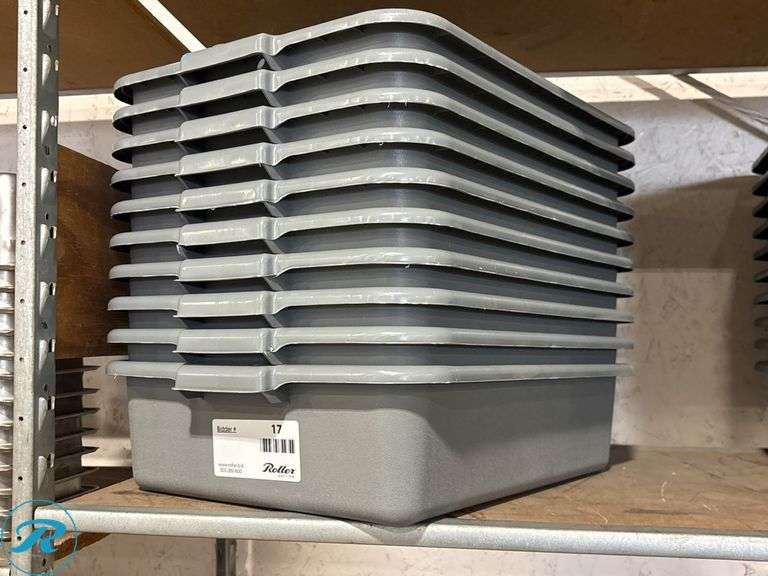 (10) New Winco PL-5G Bus Tubs