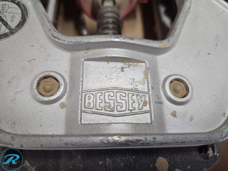 (2) Bessey Edge Clamps with Red Handles - Roller Auctions