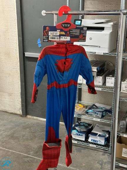 Kid's Spider Man Costume, Age 3-4- New/ No Mask; Kid's Spider Man Costume, Miles Morales Version, Age 7-8- New/ No Mask; Kid's Ninja Costume, Age 5-6- Like New - Roller Auctions