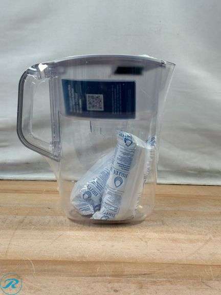 Brita: Water Filter Pitcher- New; (7) Brita: Replacement Filters- New - Roller Auctions