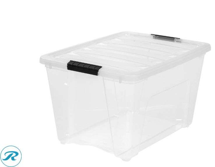 Scotchgard™ Protect And Shine Floor Protector, 1 Gallon, Bag- New; Office Depot® Brand Plastic 3-Drawer Storage Cart, Black- New; (2) IRIS® Plastic Storage Container With Handles/Latch Lid, 22" x 16 1/2" x 13", Clear- New; Optimus 16" Adjustable Oscillating Stand Fan With Remote Control, White - Roller Auctions
