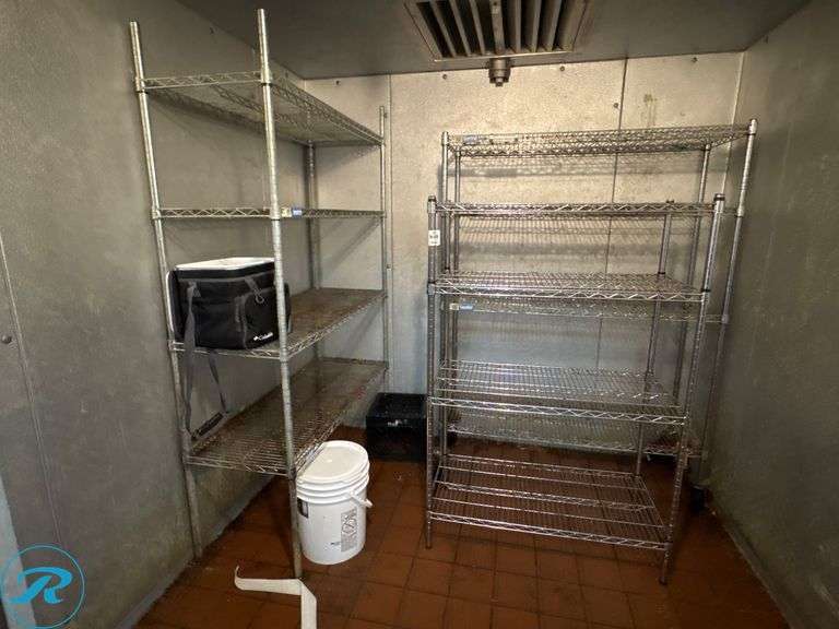 (3) Wire Racks: 48” x 18” x 74”H, 48” x 18” x 66”H, 36” x 18” x 54”H