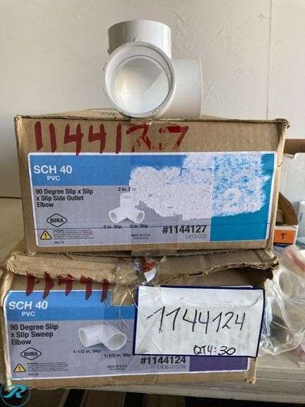 (334) New- Assorted PVC plumbing supplies See photos - Roller Auctions