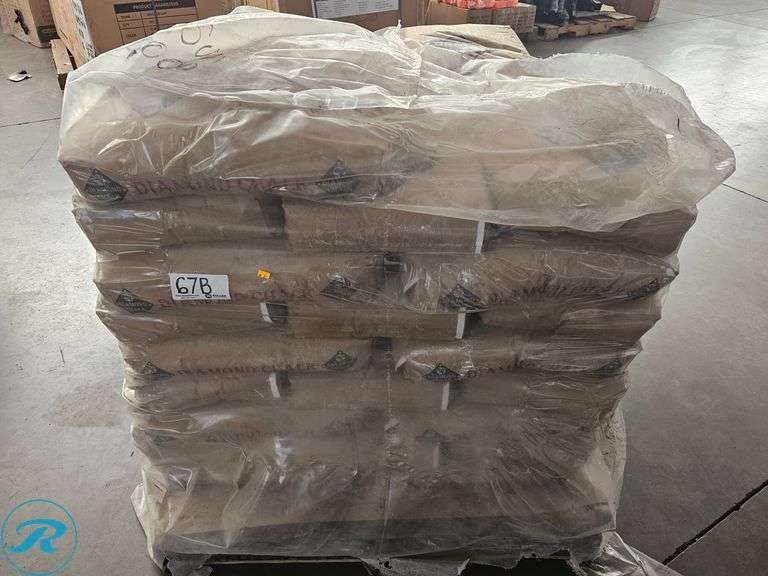 Pallet Of G&S Solutions Diamond Chalk For Sports Fields, (48) 50 Lb Bags - Roller Auctions