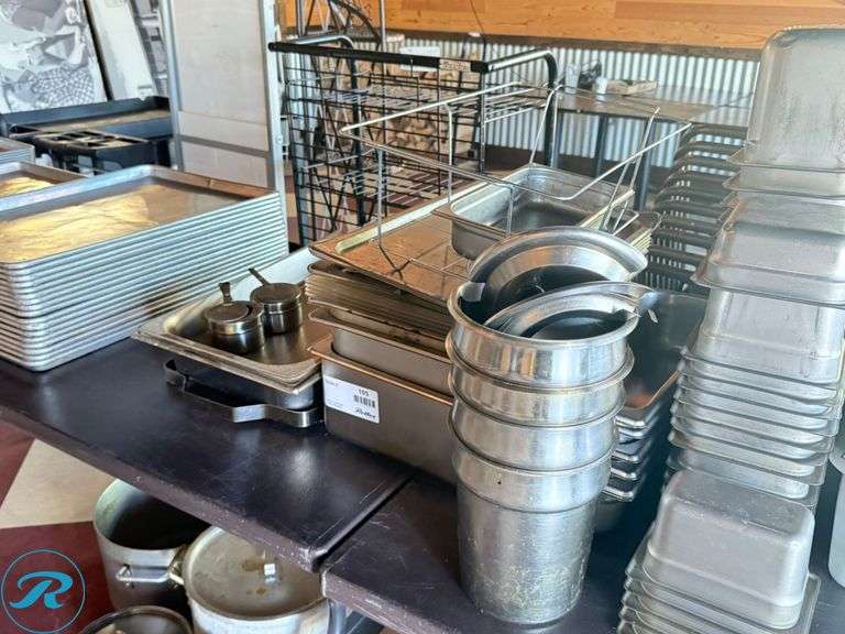 Stainless Steel Inserts and Lids - Roller Auctions