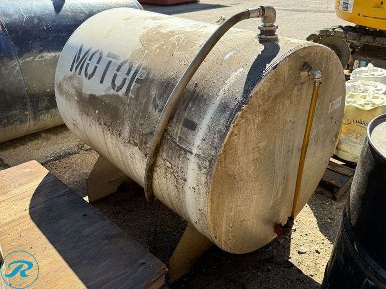 55 Gallon Oil Tank, Used for New 15W-40 Oil - Roller Auctions