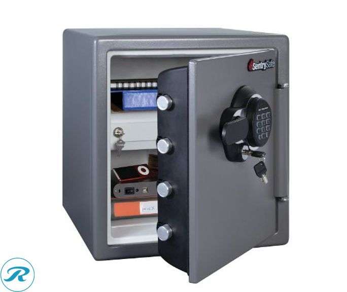 SentrySafe: Fire-Safe® Electronic Safe, 1.23 Cu. Ft., Gunmetal Gray- New - Roller Auctions