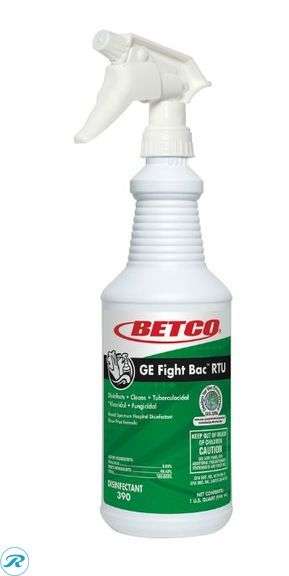 Lysol®: Disinfectant Spray, 19 Oz Bottle, Case Of 4, 8 cans- New; (3) Tide Ultra Oxi Liquid Laundry Detergent, Fresh, 84 Fl Oz- New; (3) Betco GE Fight Bac RTU Disinfectant- New - Roller Auctions