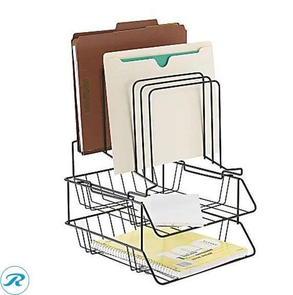 (5) Brenton Studio® Wire Step Sort-A-File™ Center, Black- New