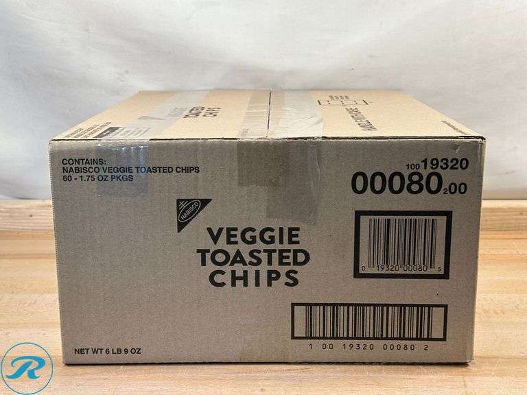 Nabisco® Wheat Thins Toasted Chips, Veggie Flavor, 1.7 Oz, Box Of 60- New - Roller Auctions
