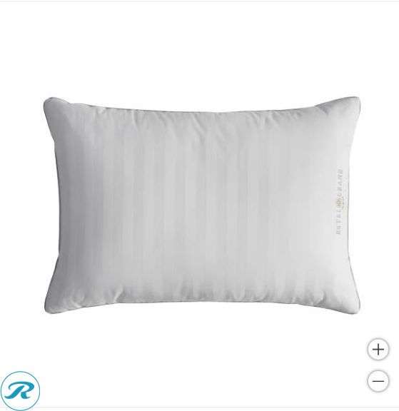 Hotel Grand: Feather & Down Pillow, 2-pack- Like New - Roller Auctions