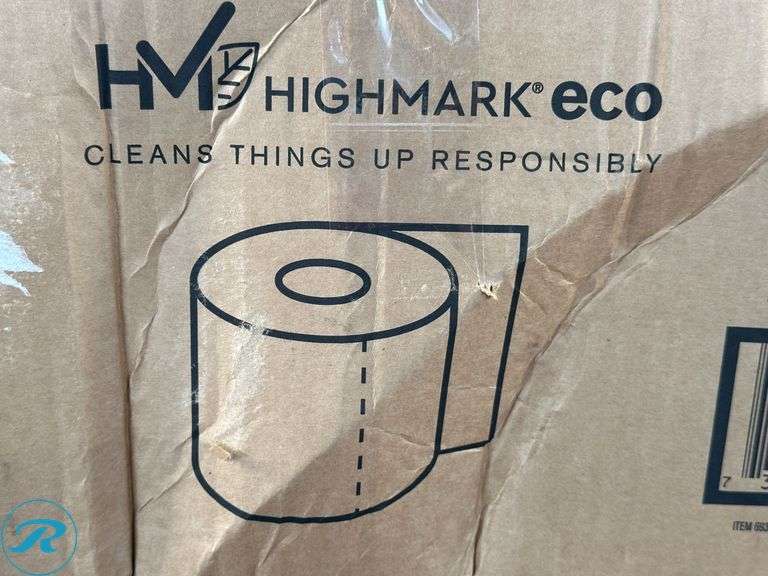 (2) Highmark® ECO 2-Ply Toilet Paper, 100% Recycled, 550 Sheets Per ...