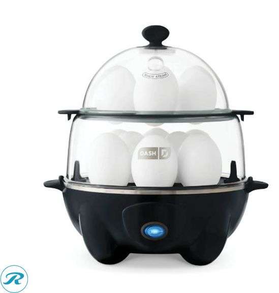 (2) Dash: Ultimate Deluxe Egg Cooker with Egg Bite Trays- New/ No Box - Roller Auctions