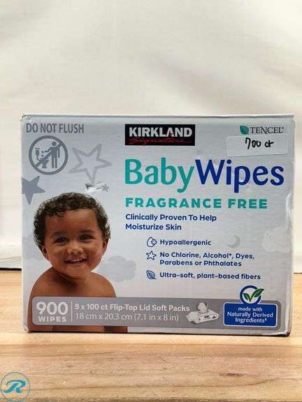 Seville: Bamboo Bath Mat- New; Kirkland Signature: Baby Wipes Fragrance Free, 700ct- Like New - Roller Auctions
