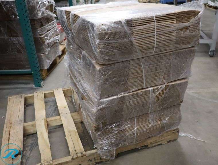 (4) Bundle of Cardboard Boxes 14x14x10 25 Pack (100 in total) - New/Minor Damage - Roller Auctions