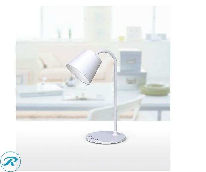 (3) Realspace™:  Kessly LED Desk Lamp With USB Port, 17"H, White- New - Roller Auctions