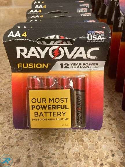 (109) Assorted battery lot )all different sizes AA, AAA, D (all good condition exp 12/2023) (work perfectly) See photo - Roller Auctions