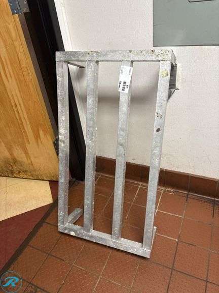 Aluminum Dunnage Rack, 36” x 20” x 8”H