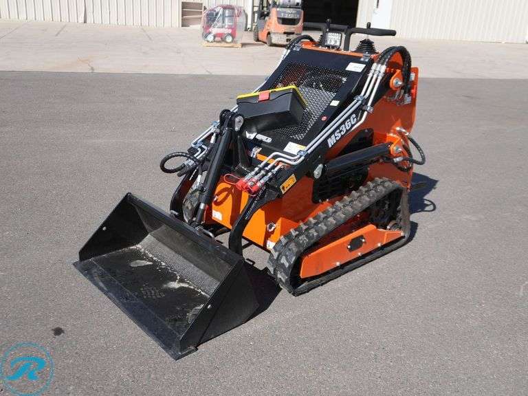 New 2025 MMS MS36C Crawler Mini Skid Steer Loader - Roller Auctions