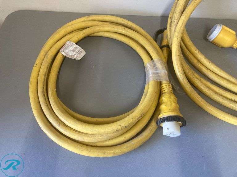 (4) - (3) Power Extension Cable for 50 amp to 30 amp (1) Electrical Adapter - Roller Auctions