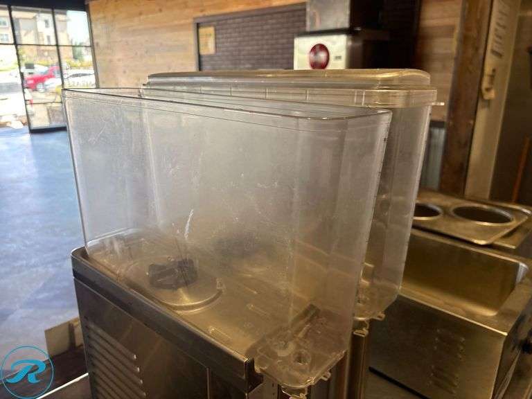 Crathco Model CS-2E/1D-16 Cold Beverage Dispenser, (Missing Dispenser Levers/Nozzles and 1-Lid) - Roller Auctions