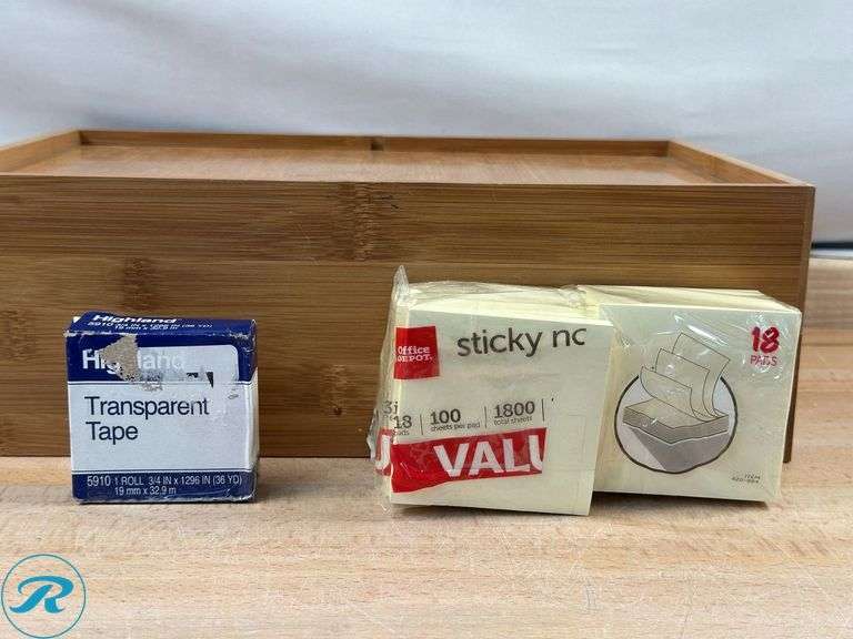 (19) Assorted Office Supplies- New/ Binders Have Travel Damage - Roller Auctions