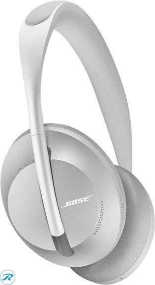 Bose Noise Cancelling Wireless Bluetooth Headphones 700, with Alexa Voice Control, Silver - Like New/Refurbished - Roller Auctions