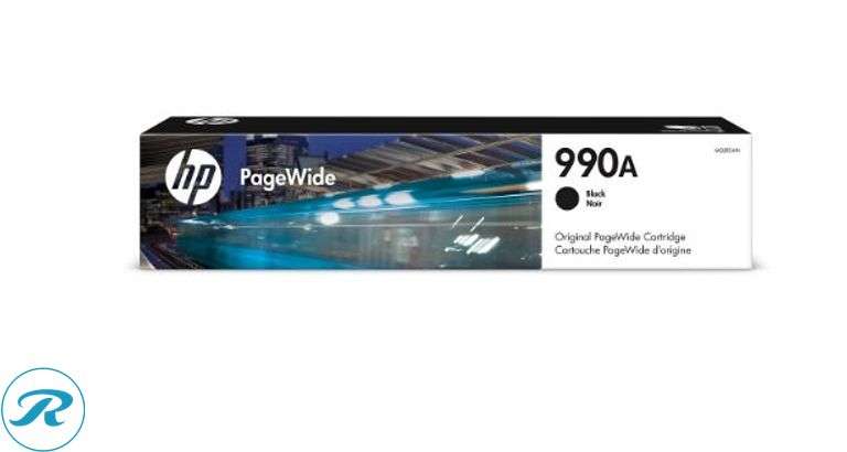 HP: 990A PageWide Black Ink Cartridge, M0J85AN- New/ Damaged Label on Package - Roller Auctions