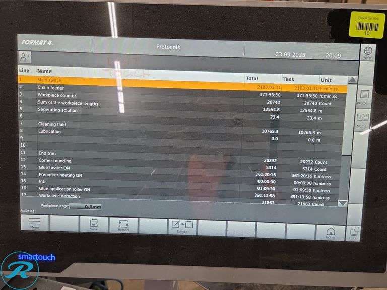 2022 Format 4 Tempora F800 60.12 Edgebander - Roller Auctions