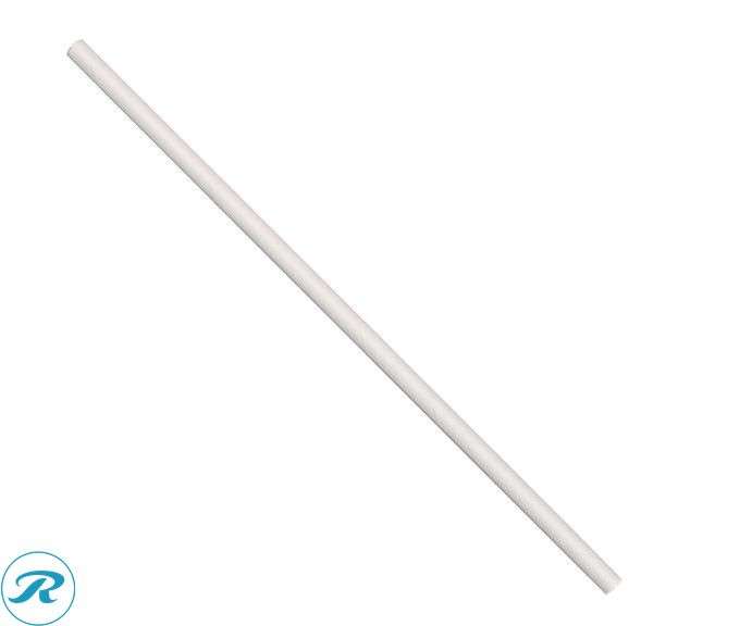 (2) Jumbo 7.75" Straws, White, 4,800ct- New