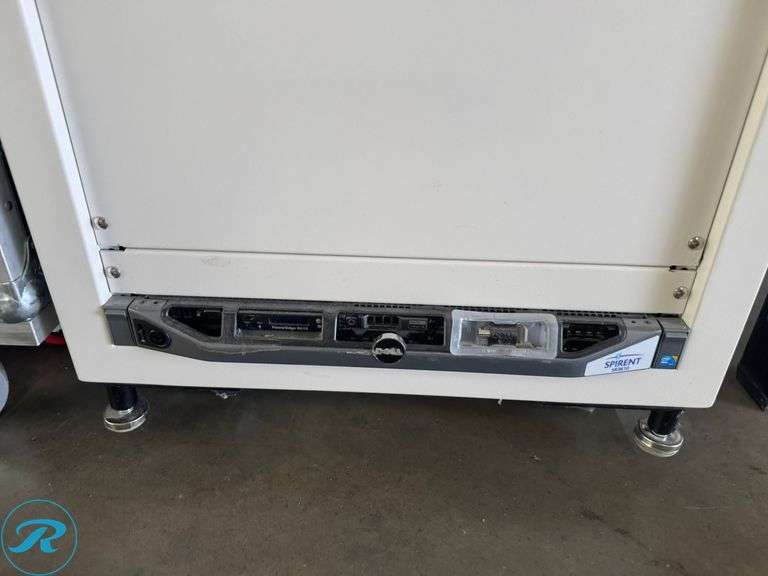 28 U Rack With Dell Power Edge R610, SR3610, Spirent With Power Rack ...