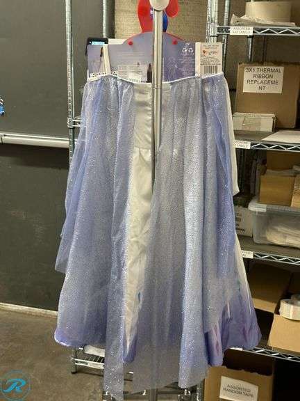 (2) Disney Princess Costumes, Age 3-4- Like New/ (1) Has Dirt on the Back of Dress; Ninja Costume(No Ninja Star), Age 7-8- Like New - Roller Auctions