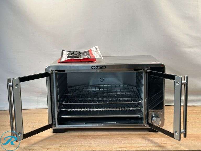 Gourmia XL Digital Countertop Oven with Air Fry - Like New - Dent in the back of Unit - Roller Auctions