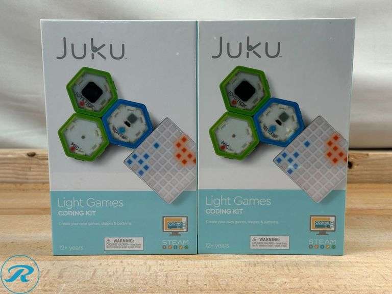 (2)Juku™: STEAM Light Games Coding Kit- New