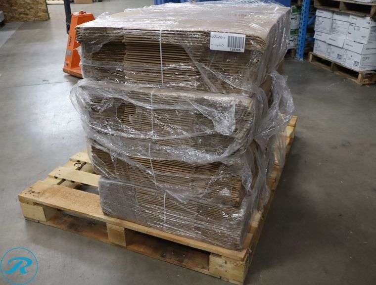 (4) Bundle of Cardboard Boxes 14x14x10 25 Pack (100 in total) - New/Minor Damage - Roller Auctions