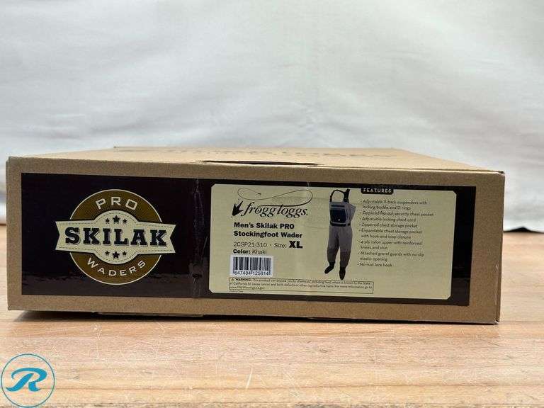 Frogg Logg: Men's Skilak Pro Stockingfoot Wader, XL- New - Roller Auctions