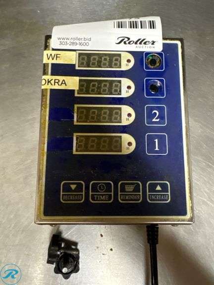 Four Event Digital Fry Timer with Mounting Rack - Roller Auctions