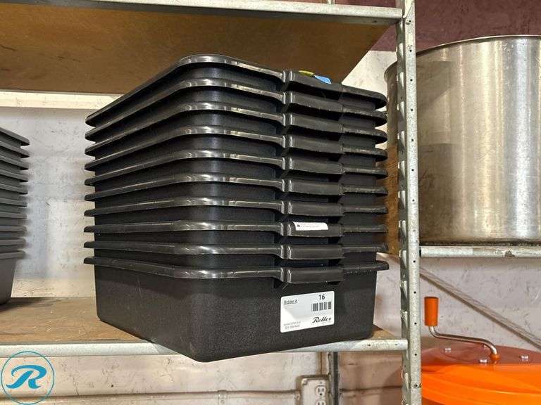 (10) New Winco PL-5K Bus Tubs
