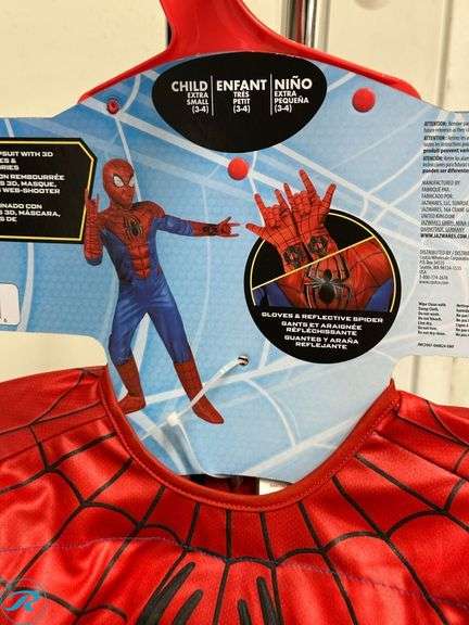 Kid's Spider Man Costume, Age 3-4- New/ No Mask; Kid's Spider Man Costume, Miles Morales Version, Age 7-8- New/ No Mask; Kid's Ninja Costume, Age 5-6- Like New - Roller Auctions